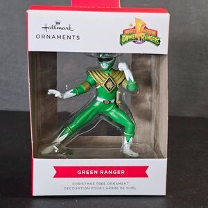 NIB Hallmark Green Power Ranger Ornament, Mighty Morphin Power Rangers